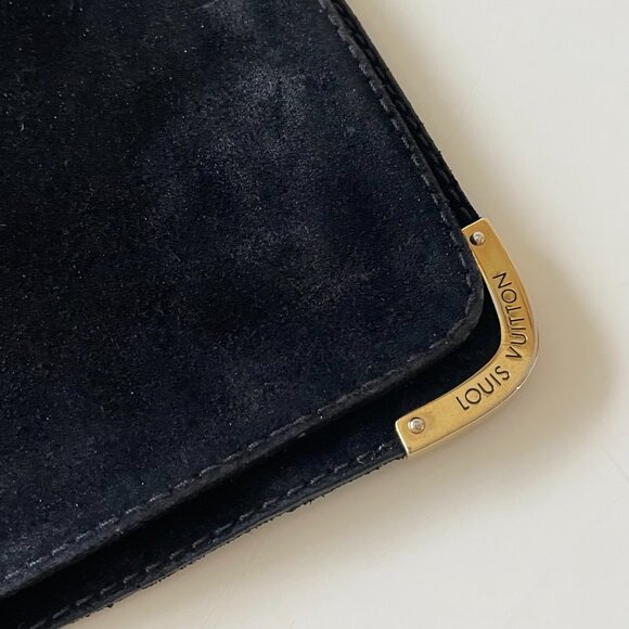 Louis Vuitton Black Suede Zipped Over-The-Knee Boots 37 / US 7 - Picture 8 of 17